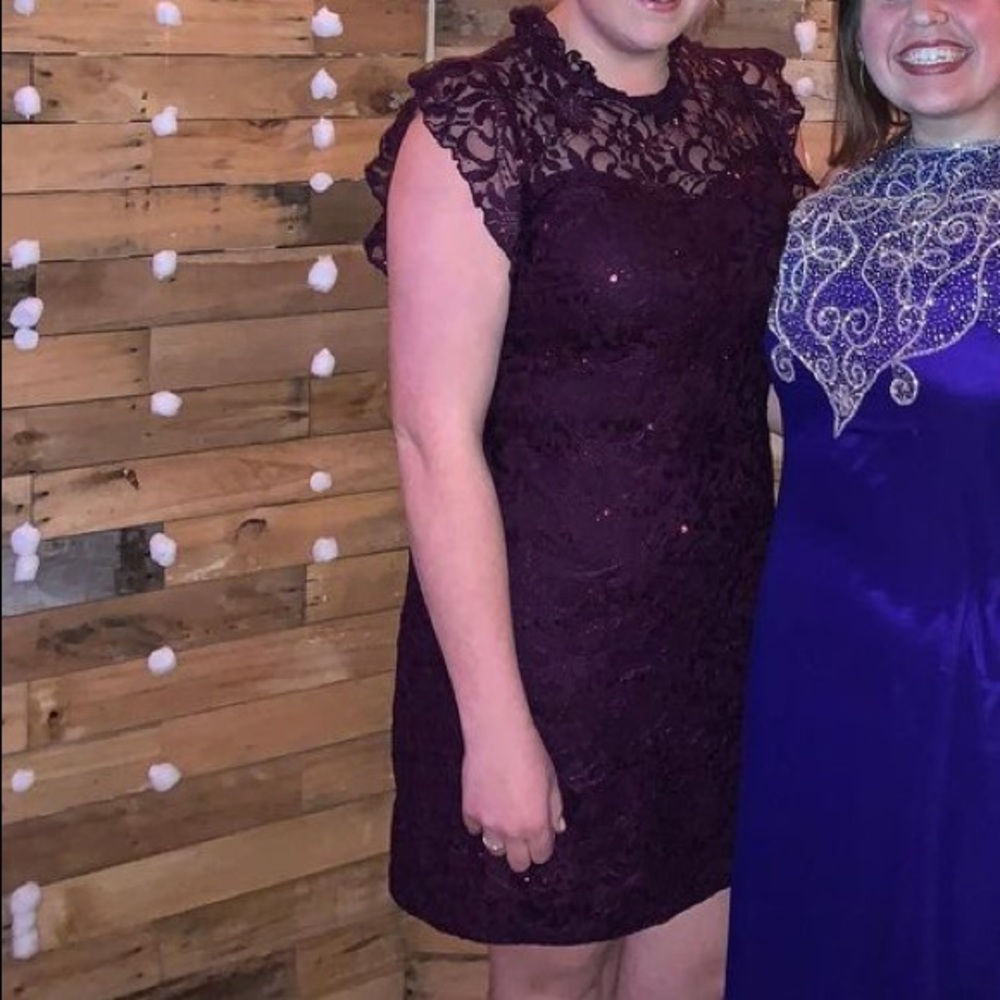 Purple dress